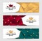 Set Royal Triangle banners