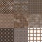 Set of rusted iron plate seamless generated textures