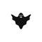 Set of scary ghost logo vector icon illustration