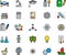 Set of science related icons