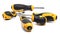 Set of screwdrivers with yellow and black handle