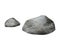 Set of Sea Pebbles. Natural stones pile. Solid rocks nature landscape element. Beautiful detail of landscape, seascape