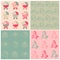 Set of Seamless Baby Backgrounds