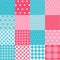 Set of seamless baby patterns