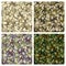 Set of seamless camouflage pattern