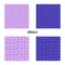 Set seamless pattern. Vector Leather Fashion texture blue purple trendy background. Luxurious holiday design card.