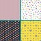 Set of seamless patterns.