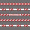 Set of seamless signal tape borders for quarantine coronavirus design