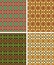 Set of seamless Slavic ethnic patterns.