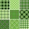 Set of seamless tartan patterns