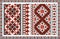 Set of seamless Ukrainian traditional patterns