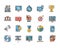Set of Search Engine Optimization icons, Simple filled outline Pictogram Pack