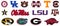 Set of SEC teams logos