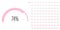 Set of semicircle arc percentage progress bar diagrams