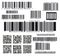 Set of seventeen barcodes