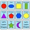 Set of Shape Flash Cards