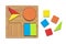 Set of shape Montessori style toys Children wooden eco friendly logic games for preschool kids Playthings for baby