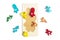 Set of shape Montessori style toys Children wooden eco friendly logic games for preschool kids Playthings for baby