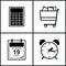 Set of Shopping Icons , Budgeting