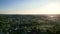 A set of shots of the highway and the panorama of the Polish countryside