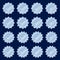 Set of silver check mark medal icons. Profile verification icons