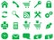 Set of simple icons.