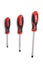 Set of slotted and phillips screwdrivers