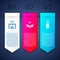 Set Smart warehouse, drone and stereo speaker. Business infographic template. Vector