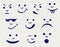 Set of smileys