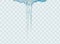 Set of snow icicles, snow cap isolated. Snowy elements on winter background. Vector template in cartoon style