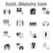 Set of Social distancing Related Vector Icons. Contains such Icons as avoid crowd, work from home, new normal, stay home and more