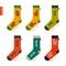 Set of socks with Telugu Indian characters Original