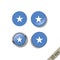 Set of SOMALIA flags round badges