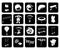 Set of Sport Accessory Icons on White Background