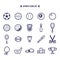 Set of sports icons.. Vector illustration decorative design