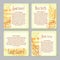 A set of square labels for marking of bathing goods. Advertizing of products for a sauna, bathing services. The place for your tex
