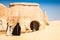 Set for the Star Wars movie still stands in the Tunisian desert