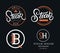 Set of Steak House logos