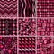 Set of stylish seamless patterns.