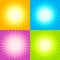 Set of Sunburst backgrounds