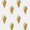 Set of sweet patterns. Seamless backgrounds with ice cream.