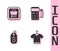 Set T-shirt, Buy button, Price tag with dollar and POS terminal credit card icon. Vector