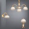 Set table lamp chandelier and sconces in antique s