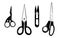 Set of tailor and embroidery scissors