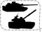 Set tanks silhouettes - 1