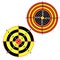 Set targets for practical pistol shooting