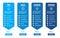 Set tariffs for website and applications. Web pricing table design for business