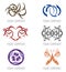 Set of Tattoo Icons for Logo Design