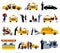 Set Of Taxi Service Icons