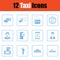 Set of taxy icons